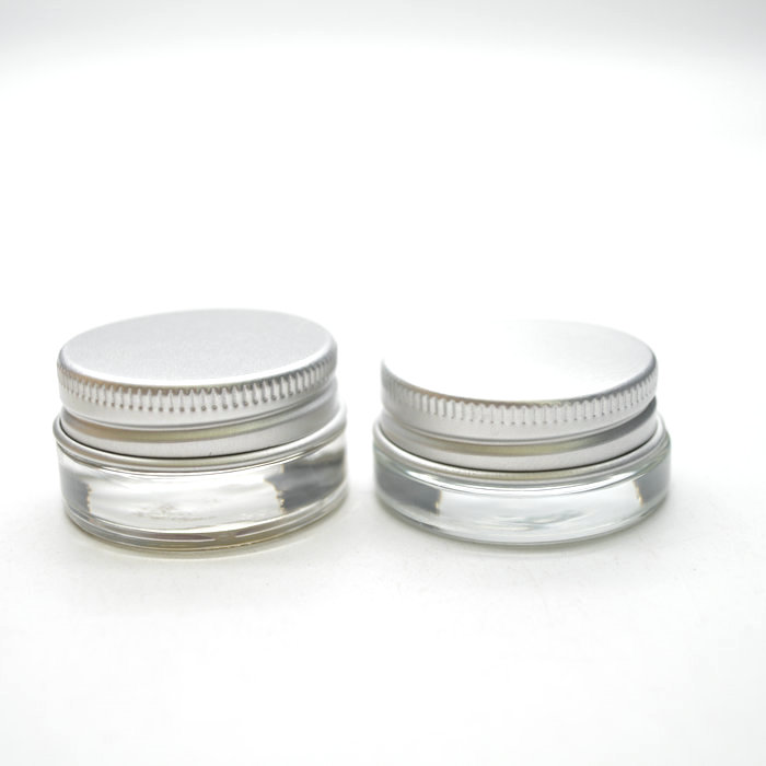 metal cap 5ml cosmetic sample glass jar
