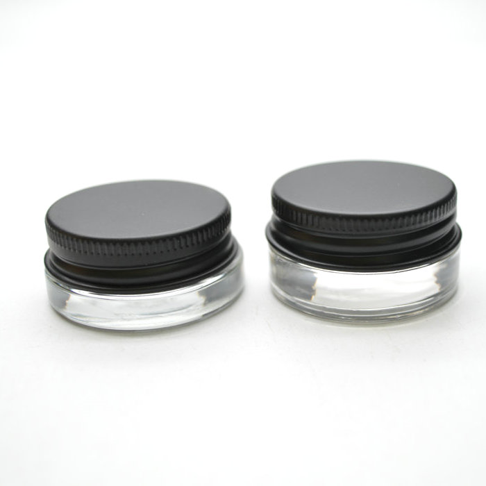 metal cap 5ml cosmetic sample glass jar