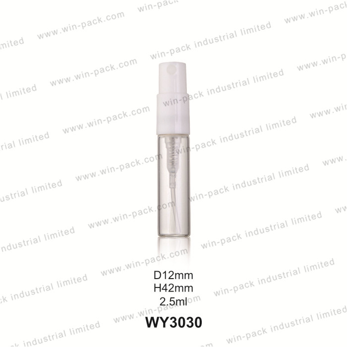 mini 0.5ml 1.5ml 2ml 3ml 5ml water atomizer glass perfume mist sprayer bottle