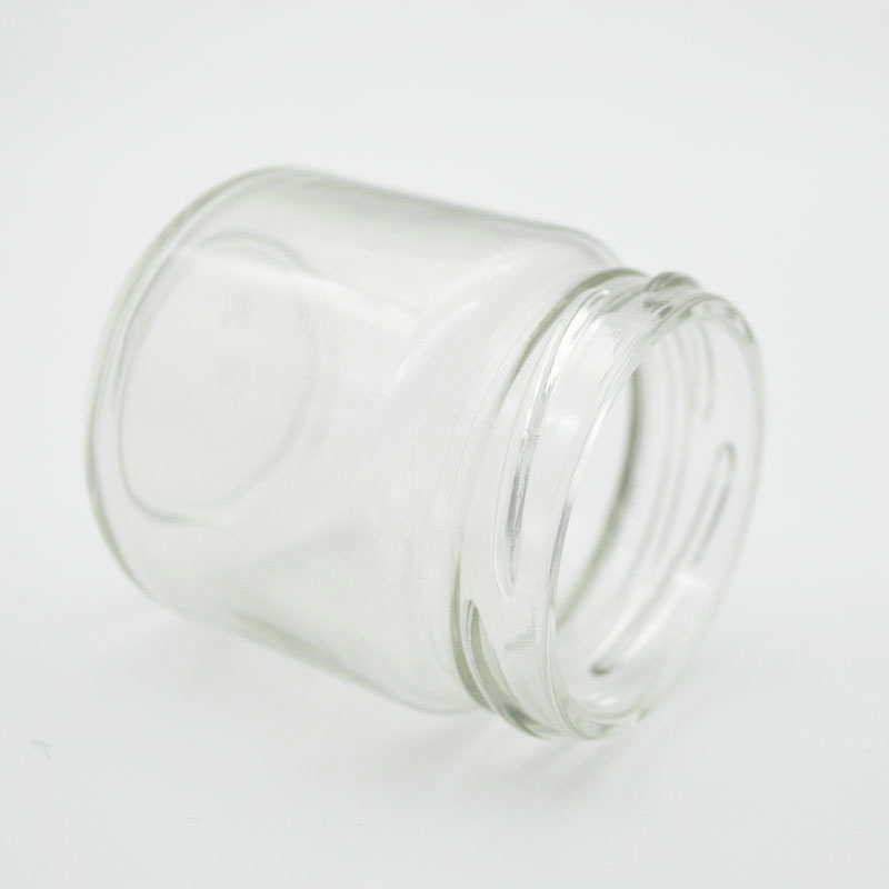 mini 100g glass jar clear round with screw top lid wholesale glass jam honey jars