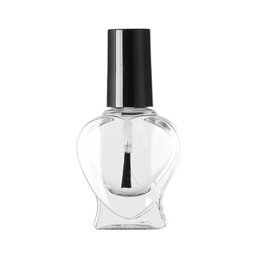 mini 5ml clear empty bottles nail gel glass bottle with brush lid