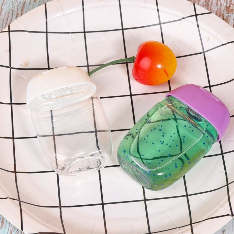 mini clean gel hand sanitizer bottle 30ml with bottle with silicone holder