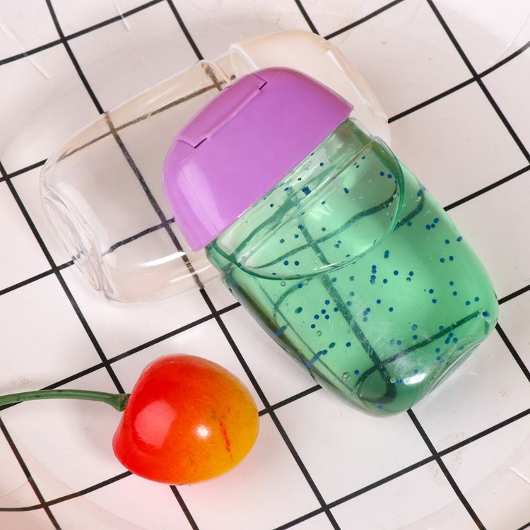 mini clean gel hand sanitizer bottle 30ml with bottle with silicone holder