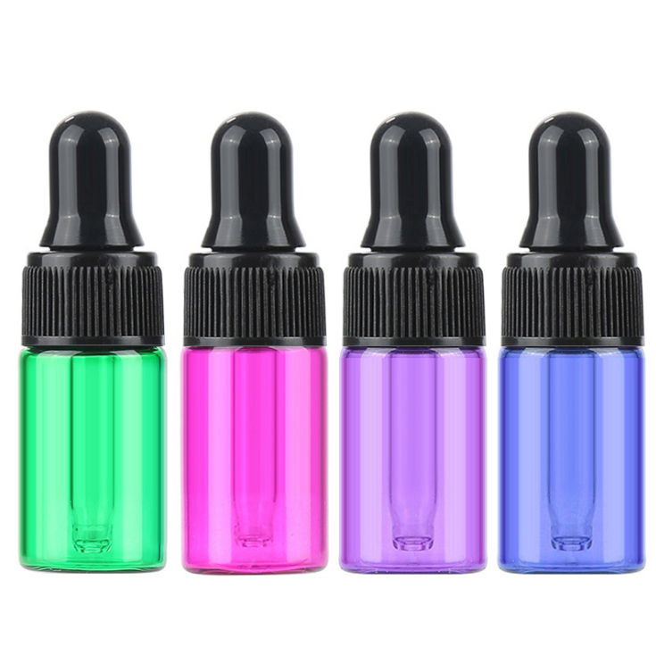 mini essential oil bottle glass dropper bottle for test 1ml 2ml 3ml 5ml