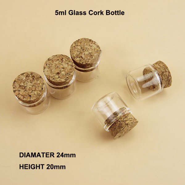 mini glass vial 5g glass vial bottle cosmetic glass vial
