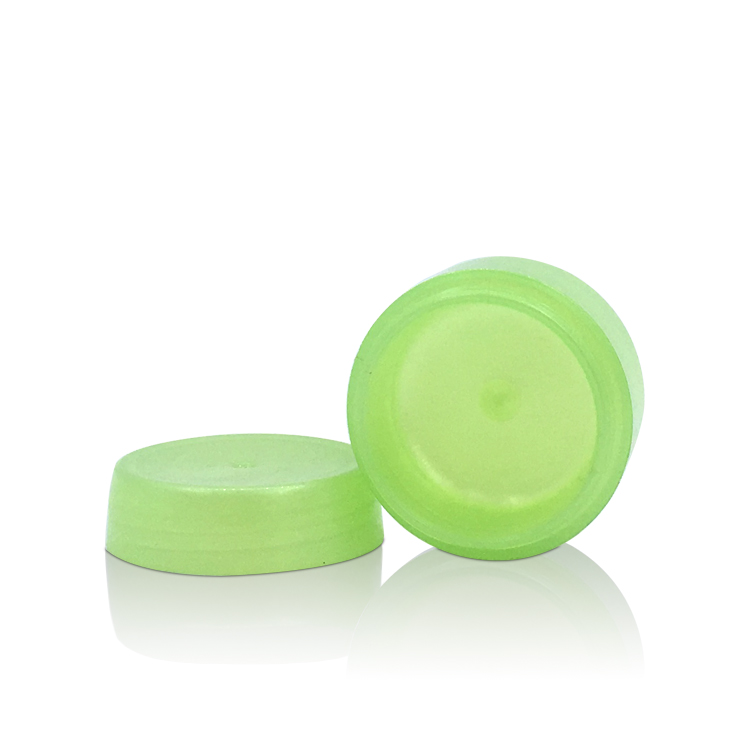 mini green empty cream jar recycle skin care plastic pet jar cosmetic jar with labels