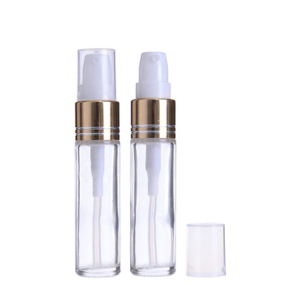 mini sample vials 2 ml perfume bottle clear glass 2ml 3ml test tube bottle