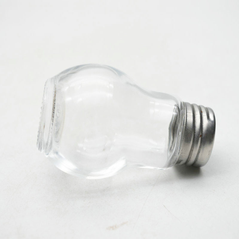 mini size clear glass bottle 45ml Home Kitchen spice herb jar