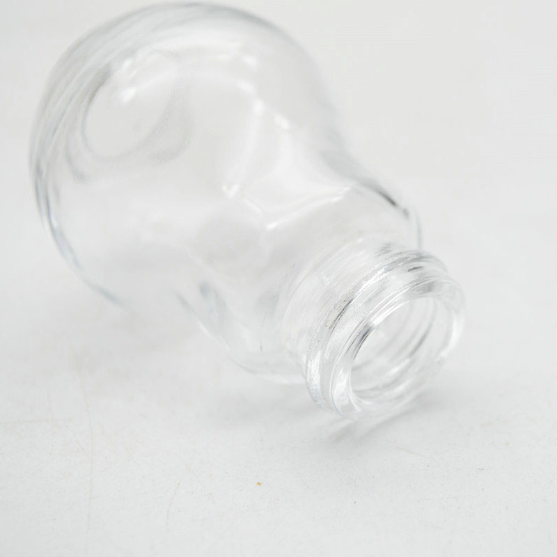 mini size clear glass bottle 45ml Home Kitchen spice herb jar