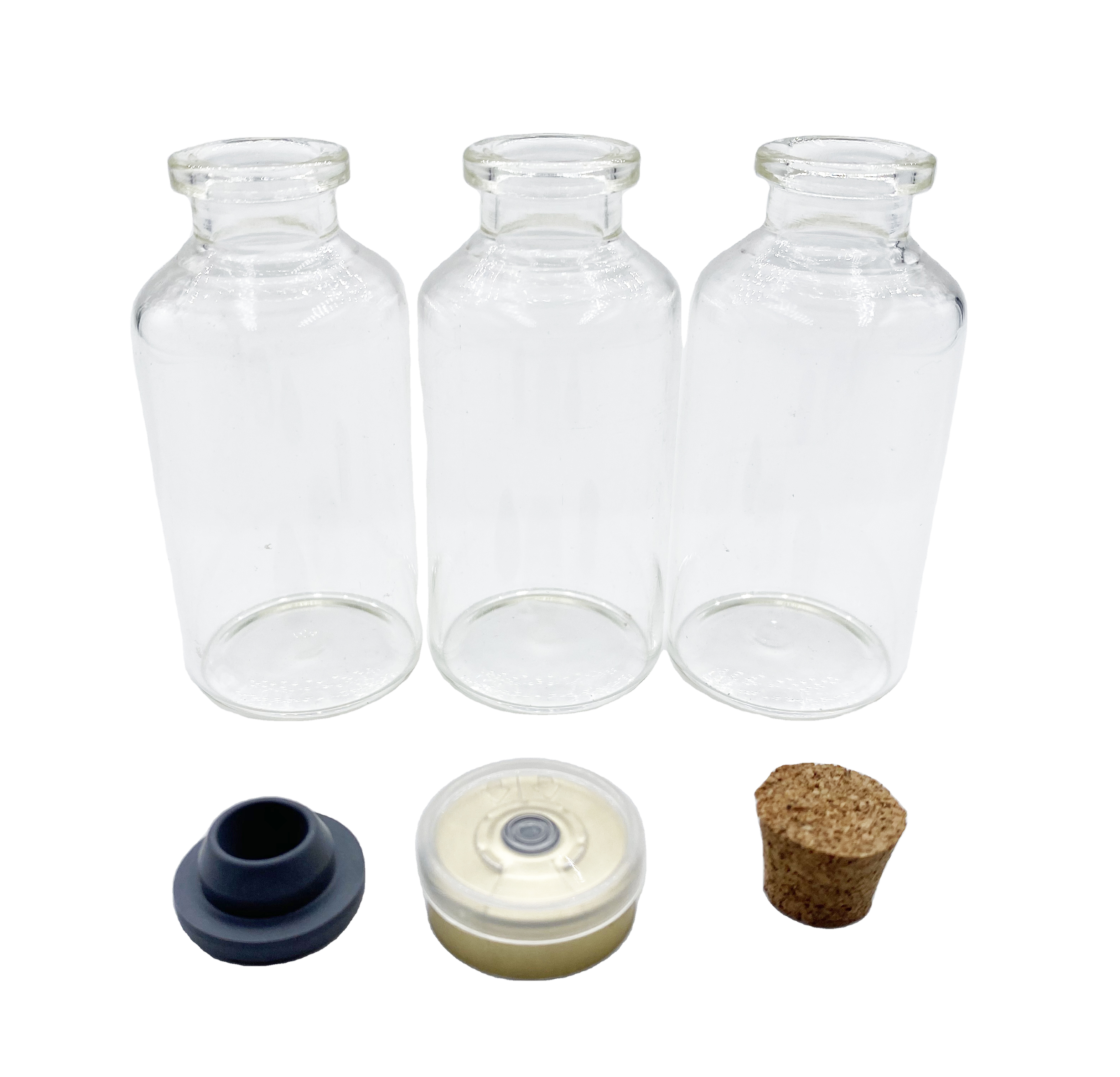 mini vial glass gold 3ml glass vial for beads