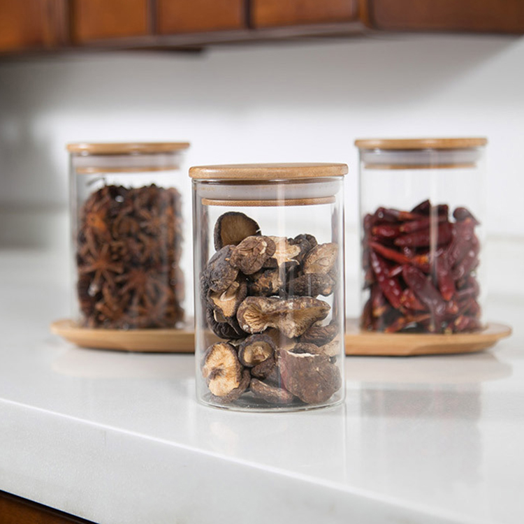 modern kitchen glass hot sauce storage bottles