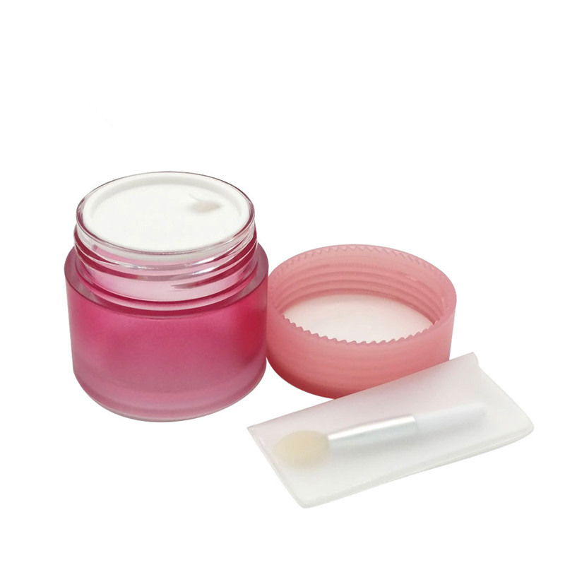 multi color 20g Lip Balm container Empty plastic AS lip Film lip mask jar with brush