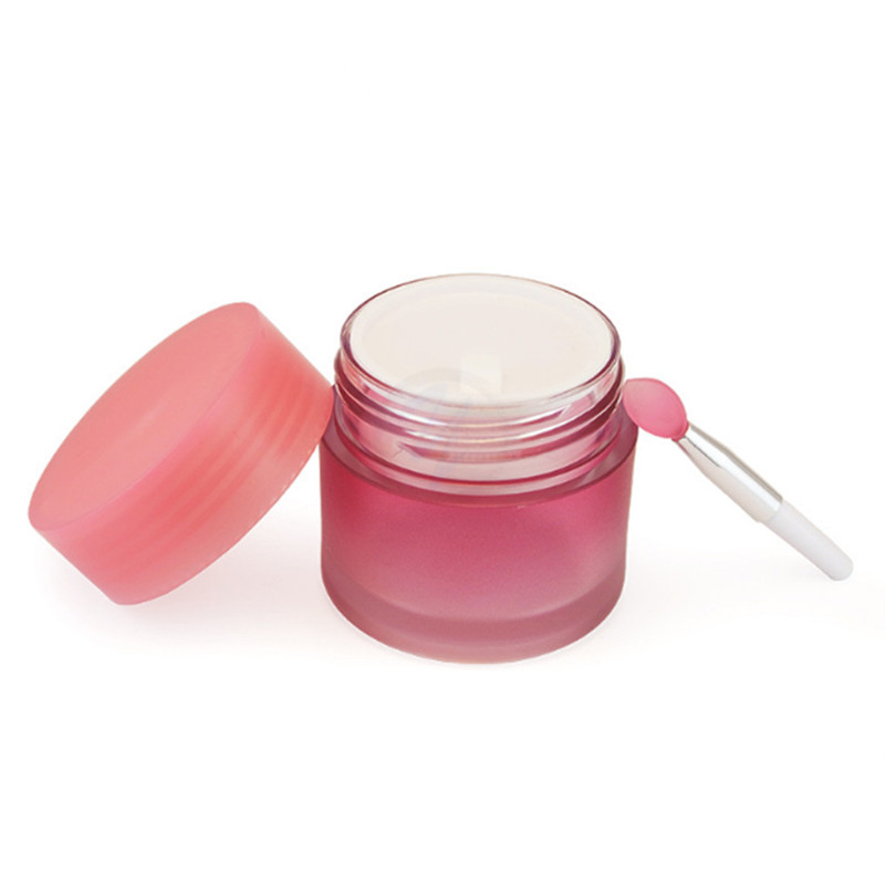 multi color 20g Lip Balm container Empty plastic AS lip Film lip mask jar with brush