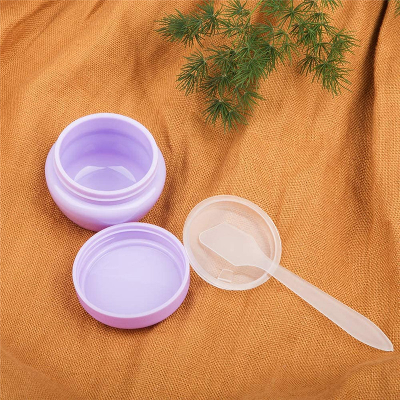 mushroom type Cosmetic packaging 3g 3ml 5g 5ml 10g 10ml colored round plastic pot small jar with screw top lid