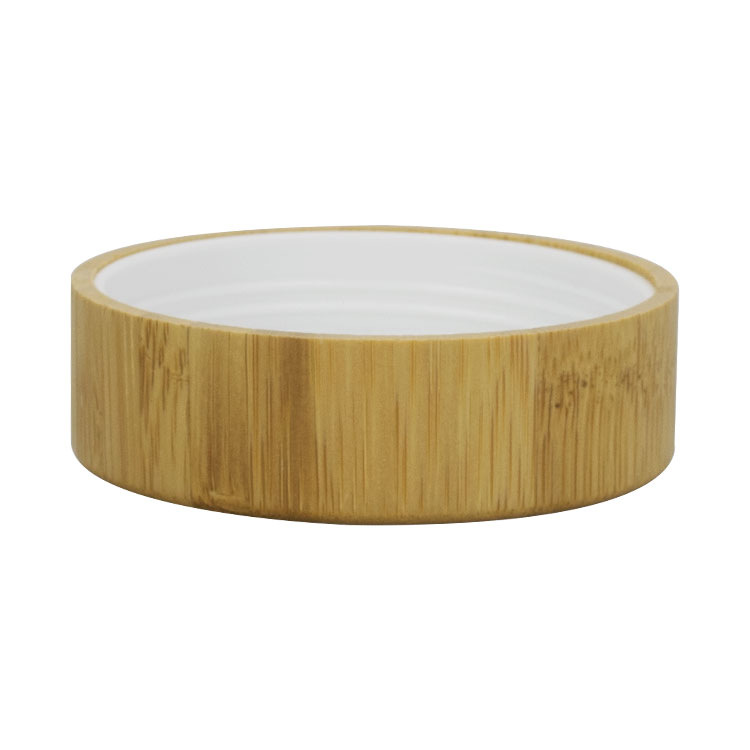natural skincare packaging 50g 100g eco friendly bamboo jar with bamboo lid