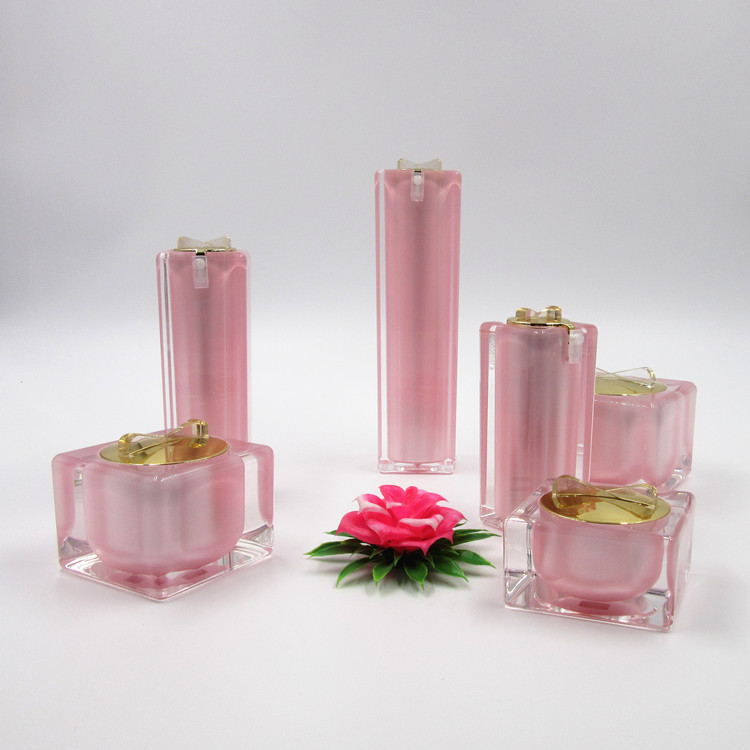 new 30ml square shape luxury skin care cosmetic packaging bottle