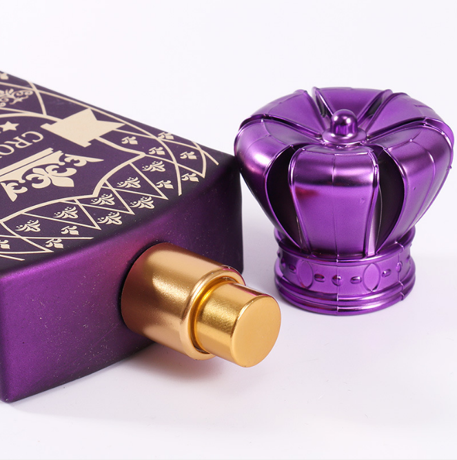 new Free sample colorful Exquisite luxury sector perfume pump spary 50ml glass bottle for perfume liquid Middle Eastern style