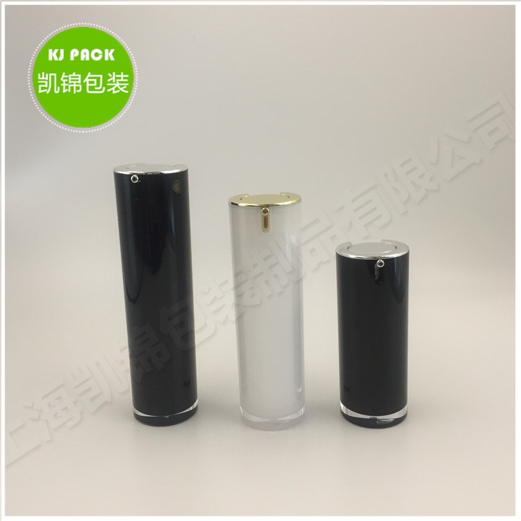 new arrival 2021 classic empty white acrylic airless cream jar 15ml 30ml 50ml acrylic bottle cosmetic serum bottle