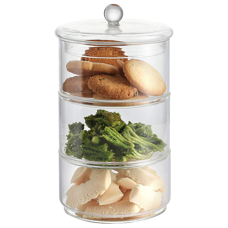 new candy/cake Container/Canister/Organizer/Apothecary clear  kitchen snacks/  cookies jar plastic