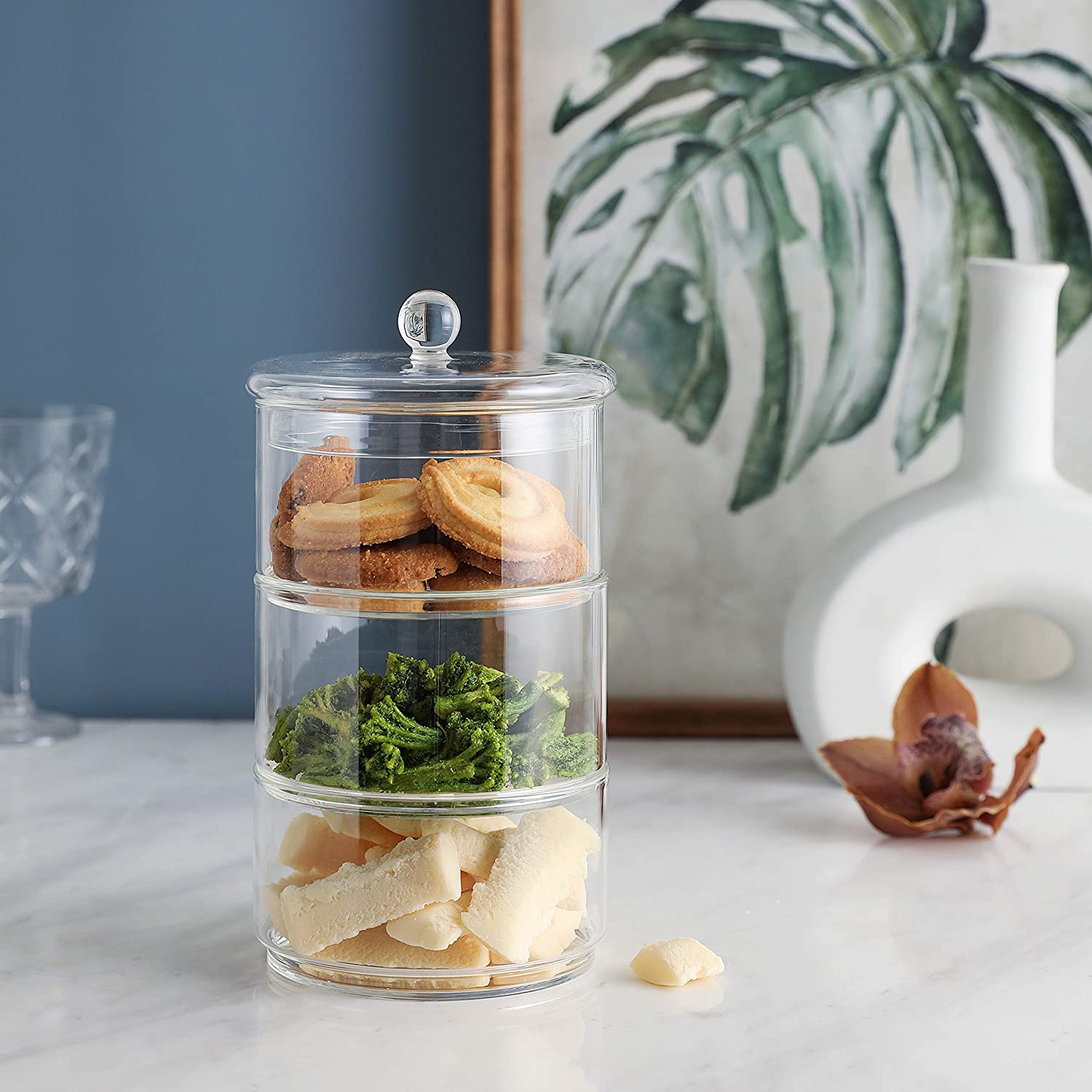 new candy/cake Container/Canister/Organizer/Apothecary clear kitchen snacks/ cookies jar plastic