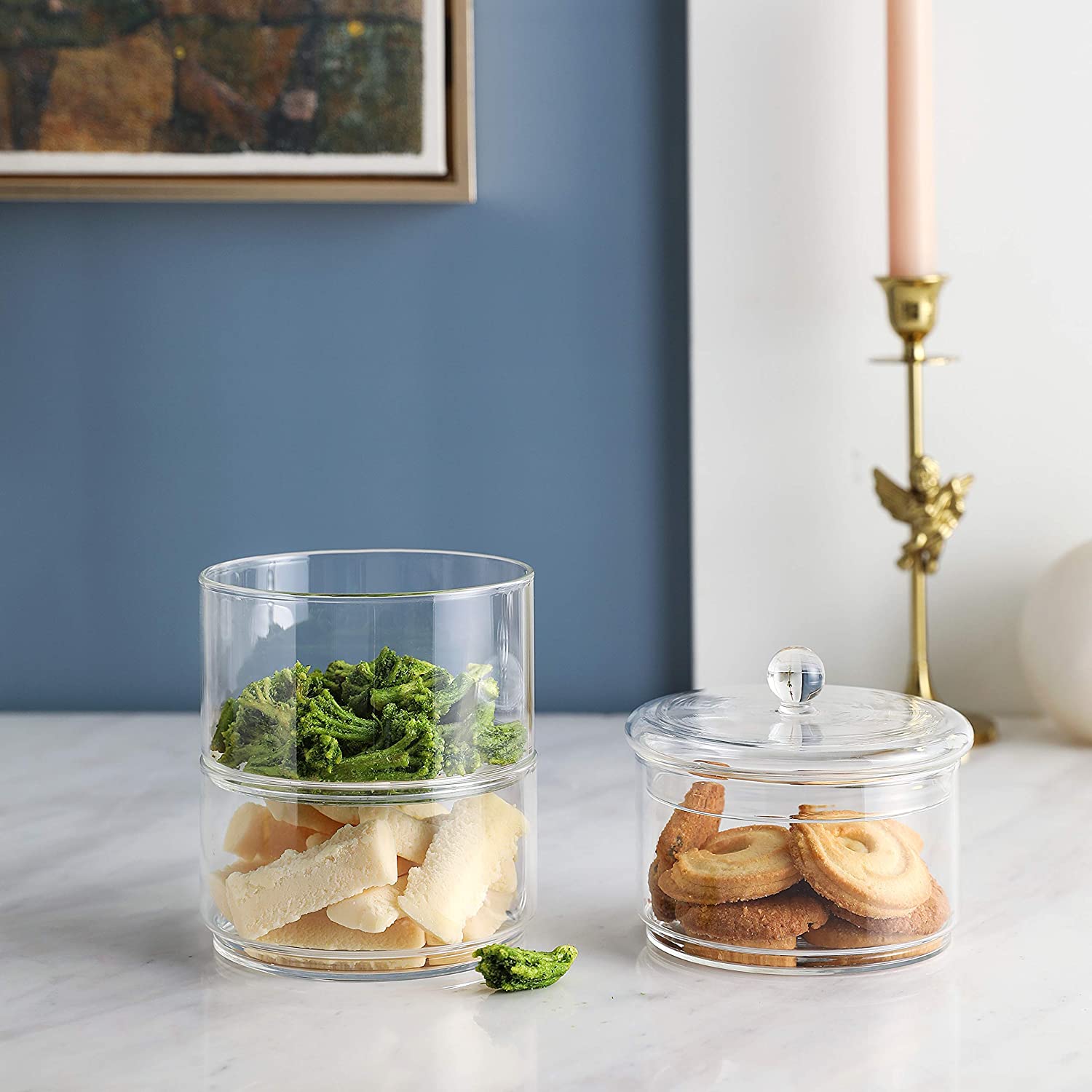 new candy/cake Container/Canister/Organizer/Apothecary clear kitchen snacks/ cookies jar plastic