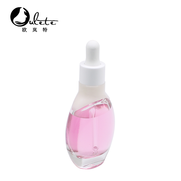 new desgin Oval Flat Square Glass Dropper Bottle 30ml Glass E Liquid Bottles With Dropper Cap