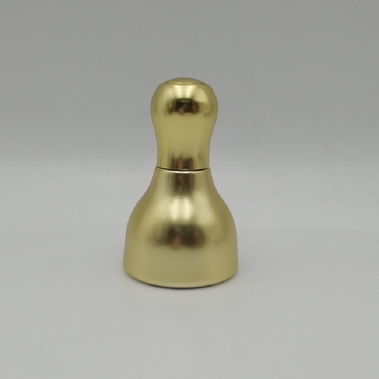 new design 30 ml glass dropper golden bottle