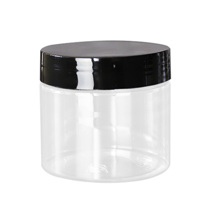new design 4oz 150ml 500ml matte white  amber plastic cosmetic jar