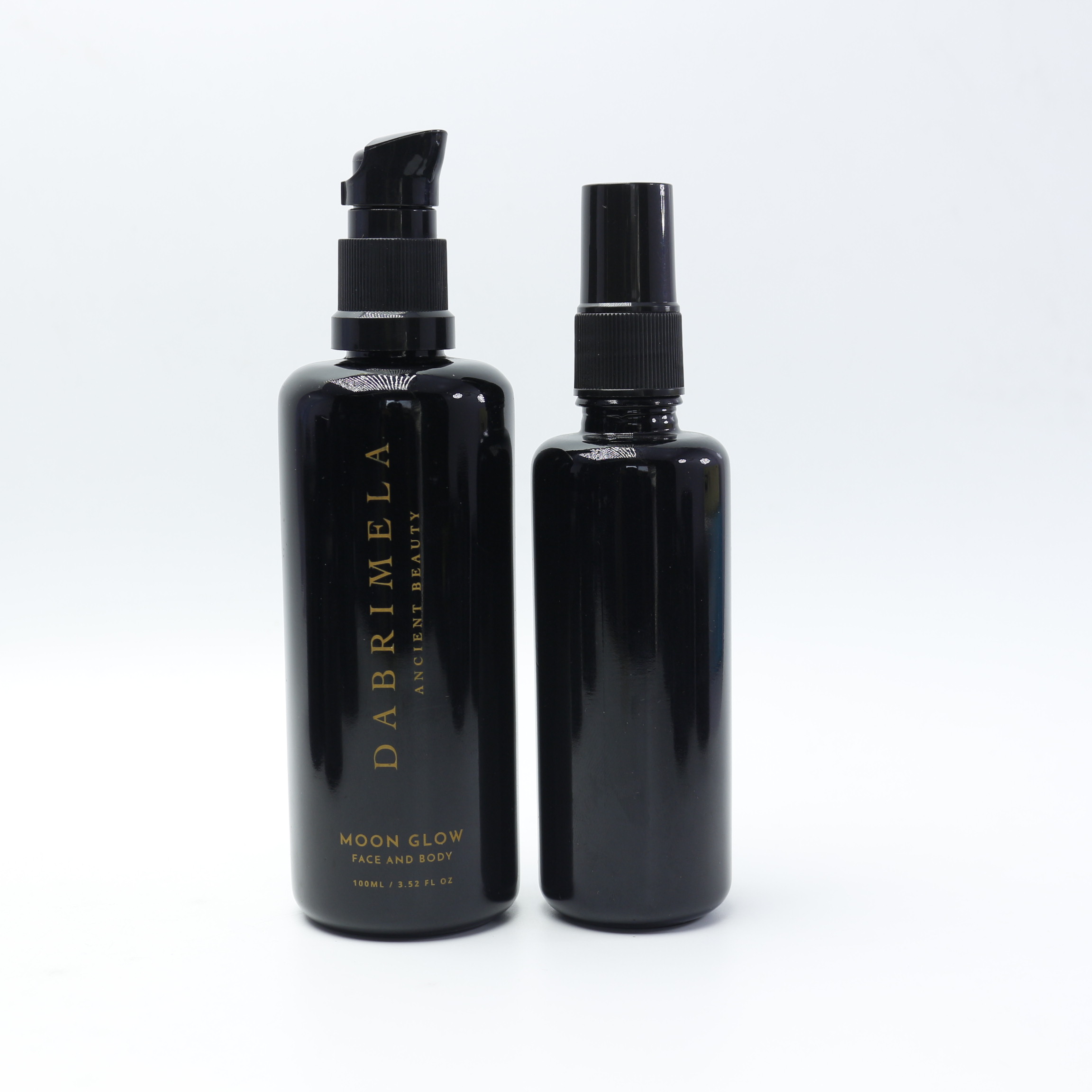 new design 50ml 60ml 100ml 120ml violet glass lotion bottle with black pump sprayer DV-28S