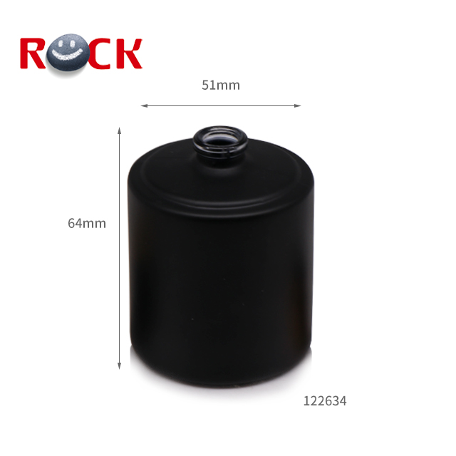 new design 50ml matte black glass perfume bottle,hot sale 50ml perfume glass bottle