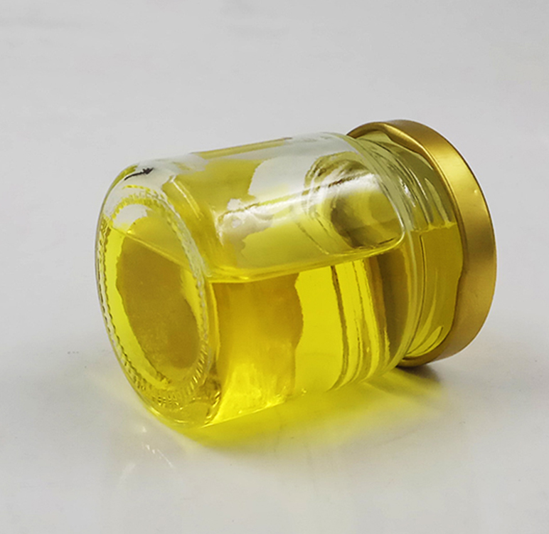 new design 70ml 75ml 80ml cheap bird nest drink sauce food jam glass bottle jar with black lid
