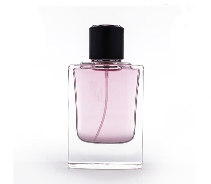 new design black 100ml square glass perfume bottle custom made glass perfume bottles