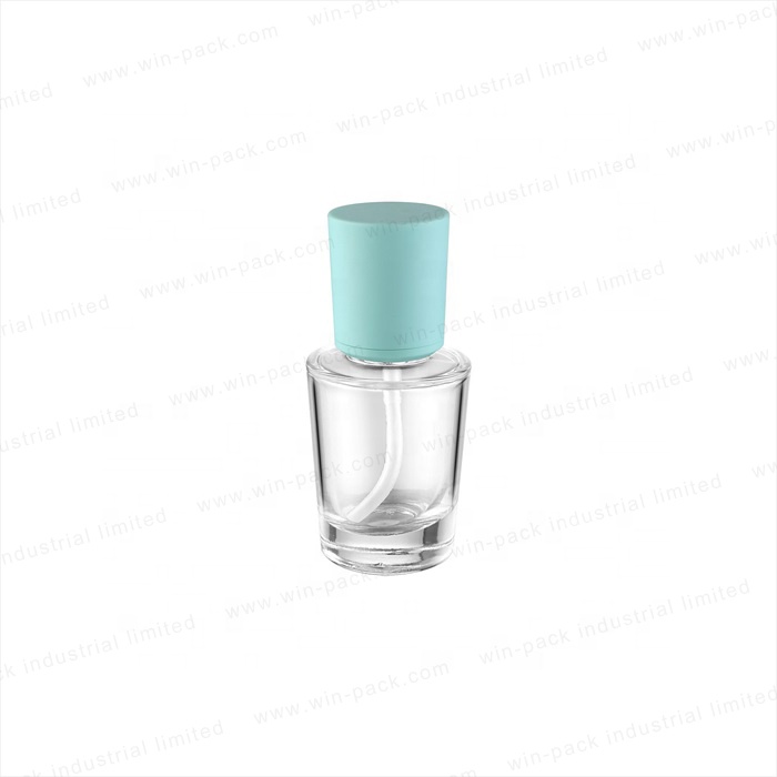 new design clear empty custom glass body lotion bottle 100ml 120ml with matte green color cap