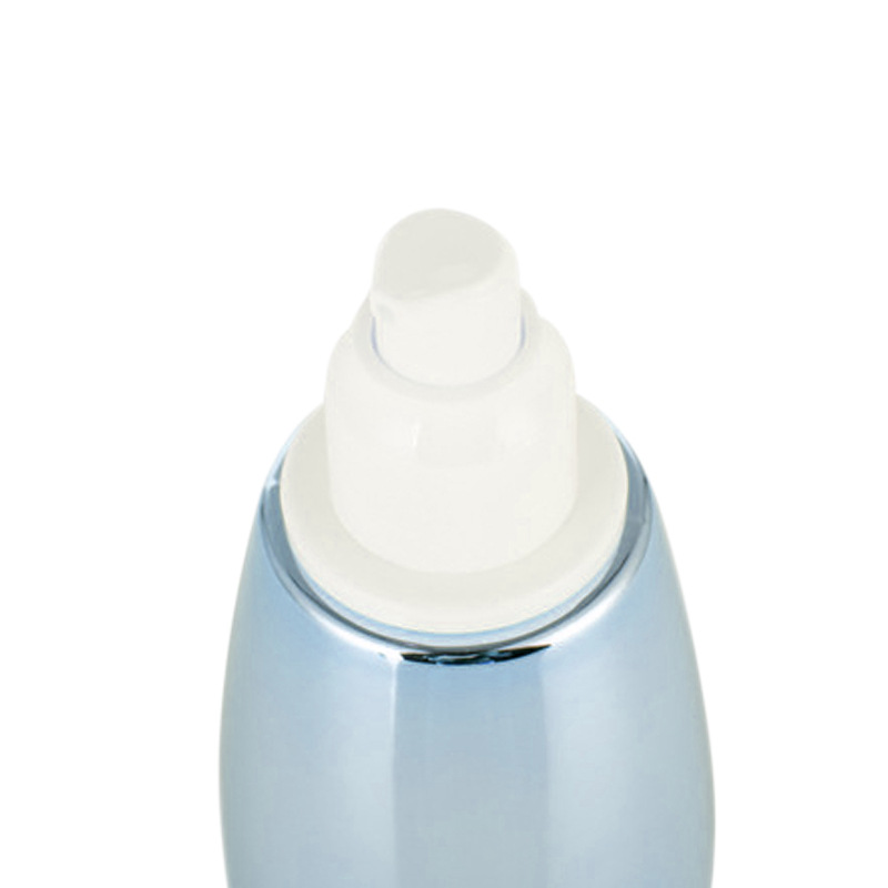 new design cosmetic packaging skin care cream jars and pump lotion glass bottle sets with magnetic spoon