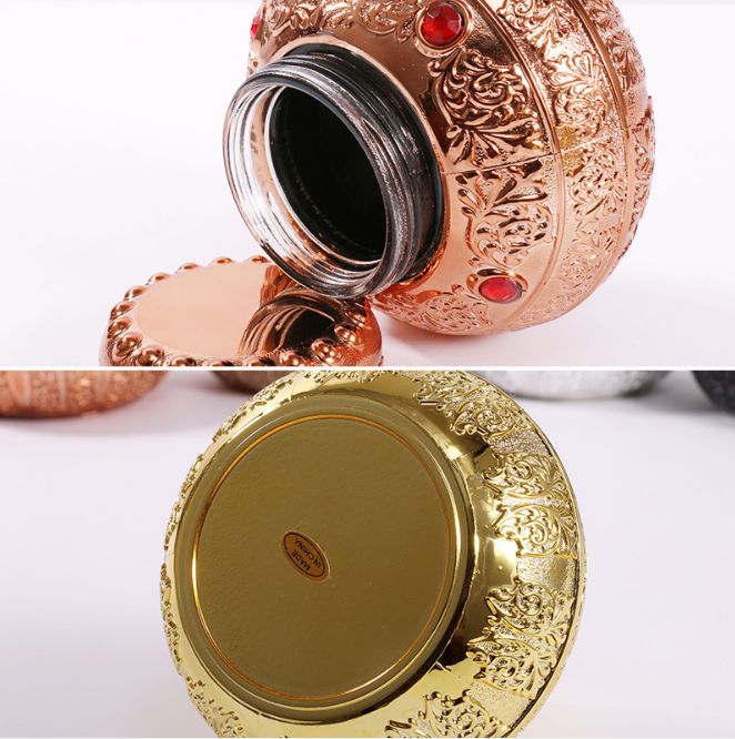 new luxury 70ml glass cream jar bottle with eye screw lid and inner pad cosmetic storage container for skincare cream eye cream