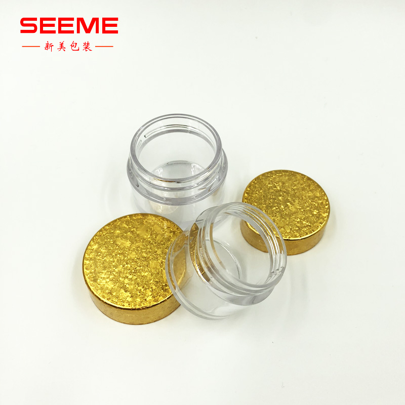 new luxury empty cosmetic container 80g plastic petg cream jar
