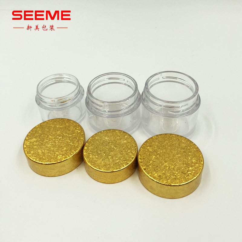 new luxury empty cosmetic container 80g plastic petg cream jar