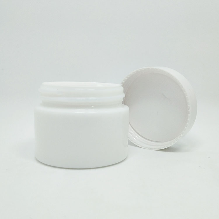 new opal balm raw white material 20G 30G 50G lotion round bottle skin face cream glass jar emulsion gold