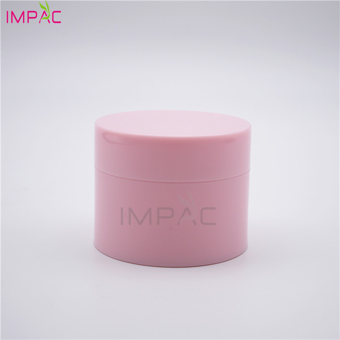 new popular plastic facial concealer pink cosmetic airless jar 50ml