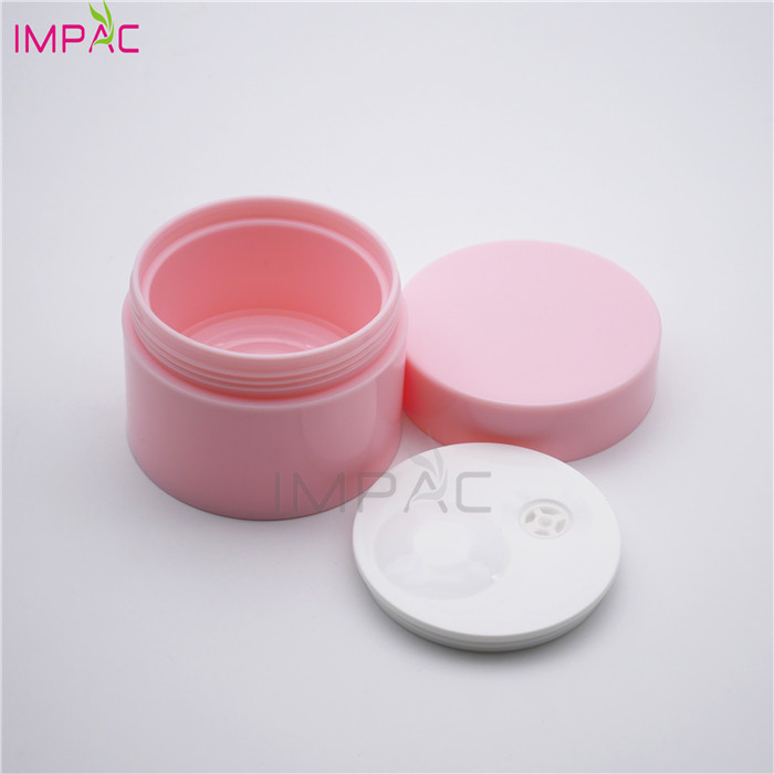 new popular plastic facial concealer pink cosmetic airless jar 50ml
