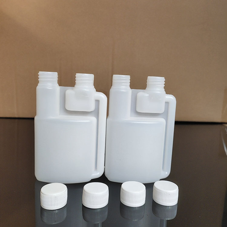 new product 1000ml double diameter plastic bottle for Veterinary medicine