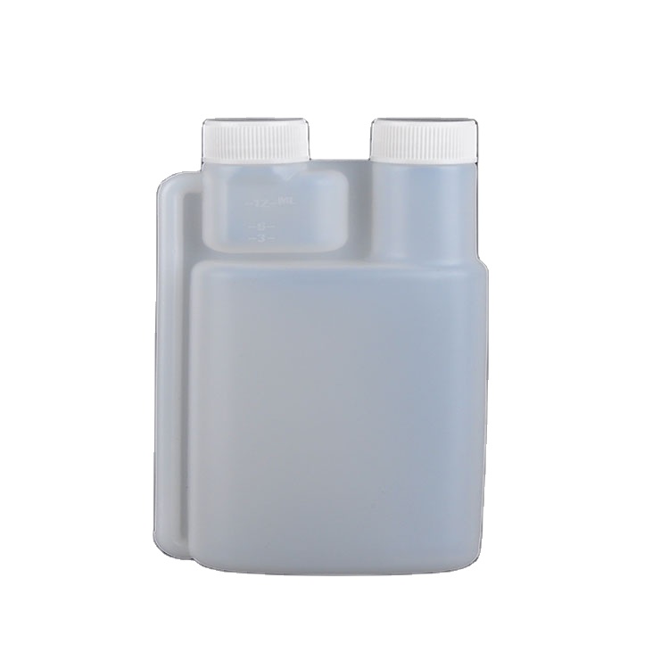 new product 1000ml double diameter plastic bottle for Veterinary medicine