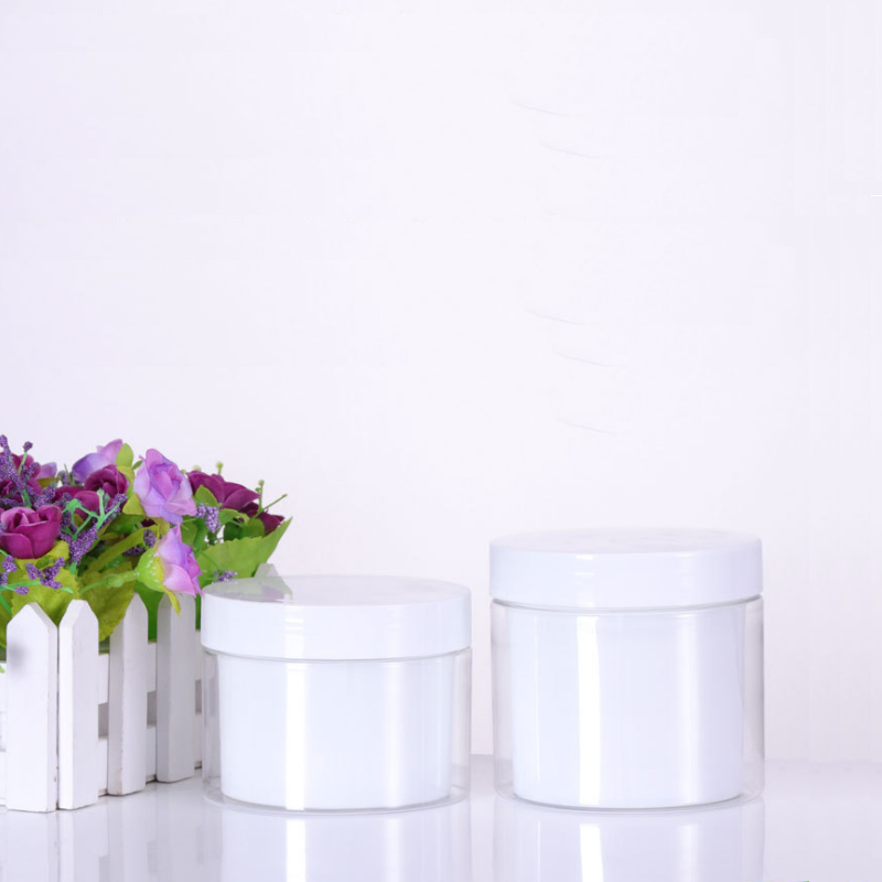 new products 100g cream jar cosmetic jar double wall round hair paste Facial Cream wrinkle smoothing cream jar