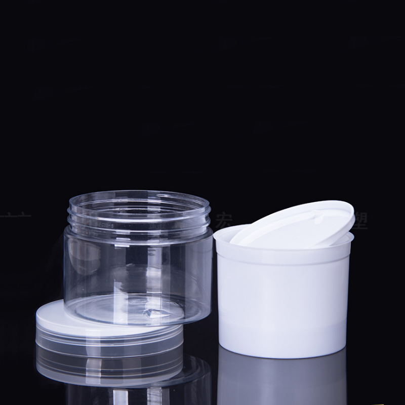 new products 100g cream jar cosmetic jar double wall round hair paste Facial Cream wrinkle smoothing cream jar