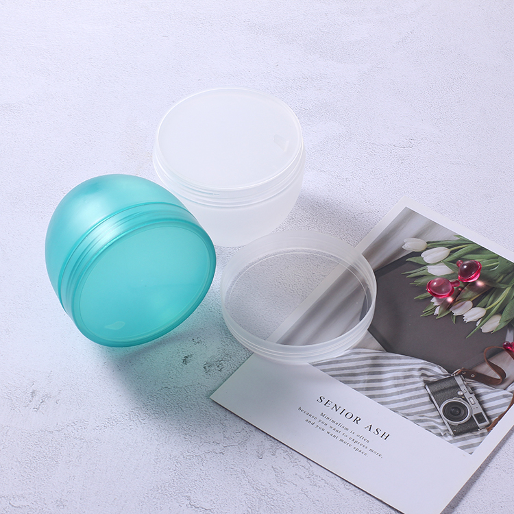 new stocks free sample 250ml PP cheap plastic colored jars for skin care packaging