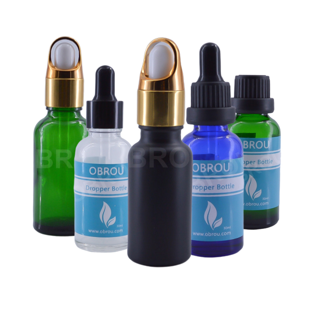 new stocks glass cosmetic serum dropper bottle cobalt blue amber 30ml 50ml 100ml glass bottle dropper