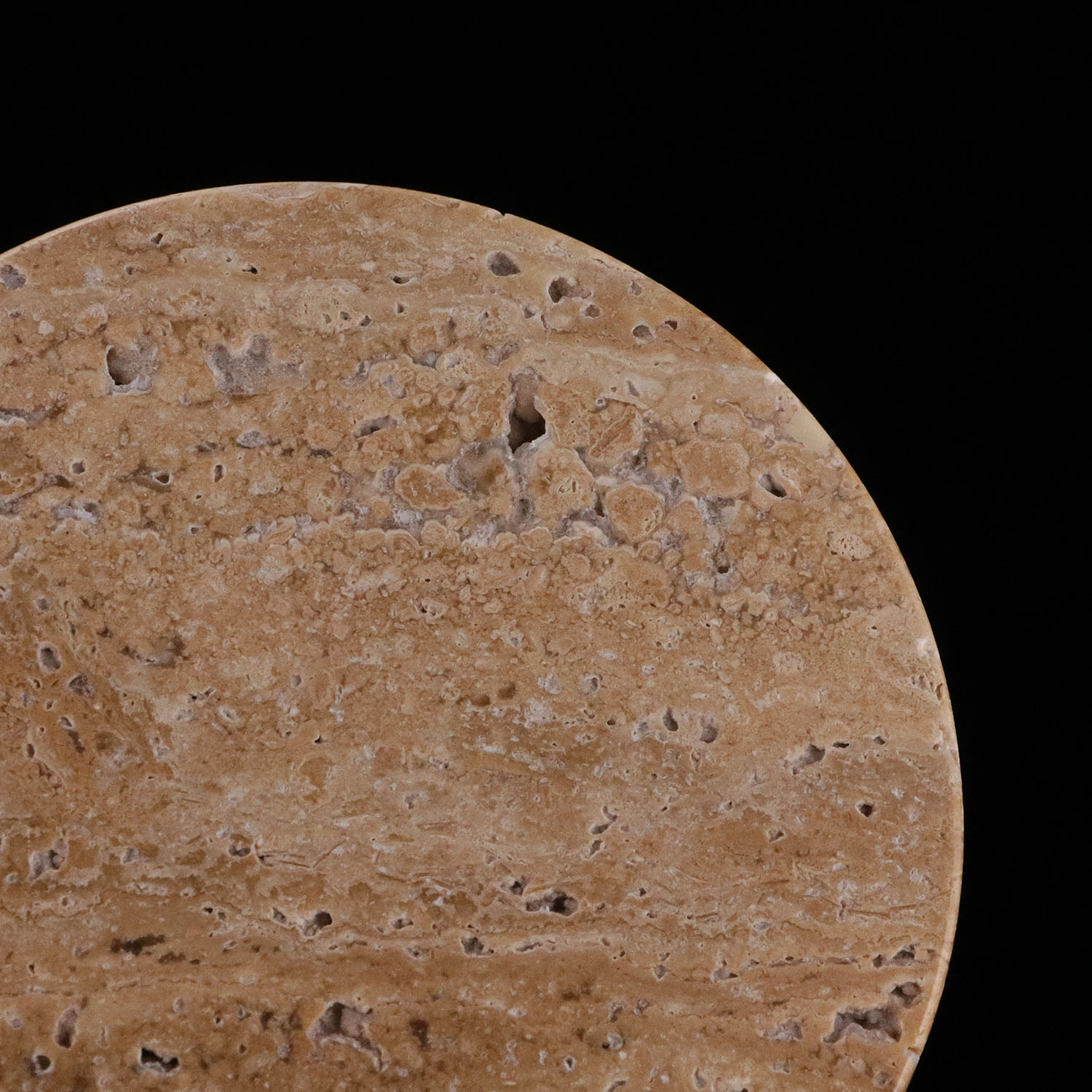 newest natural tiny hole marble storage jar with lid for bathroom cotton ball