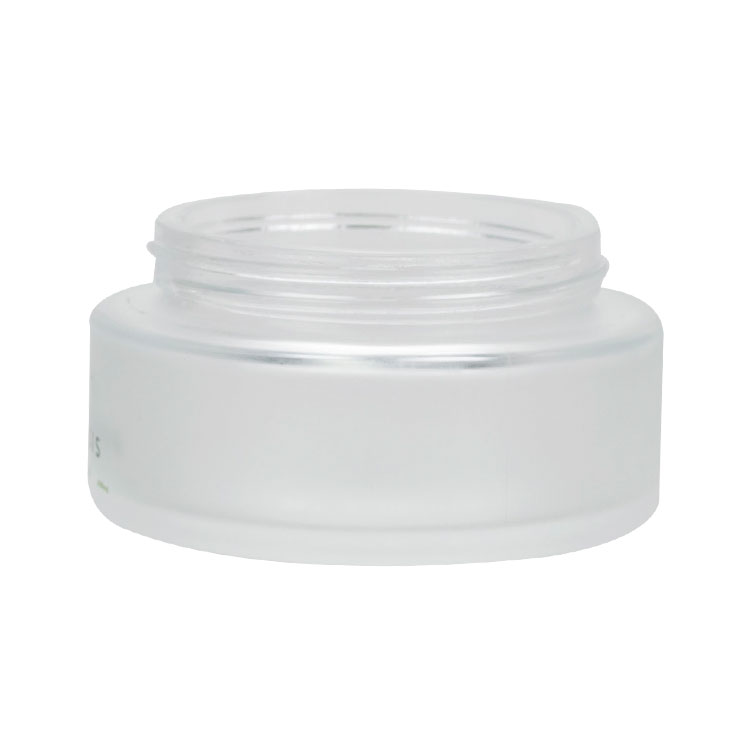 not flush body butter jars 100ml 100g frosted glass cosmetic jar with bronze matte gold lid