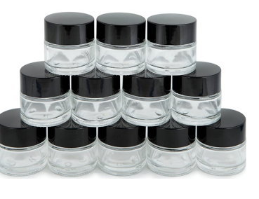 nvases de cosmeticos Custom empty brown cosmetic glass jar and lid 5 ml 15 ml 30 ml 50 ml 100 ml e
