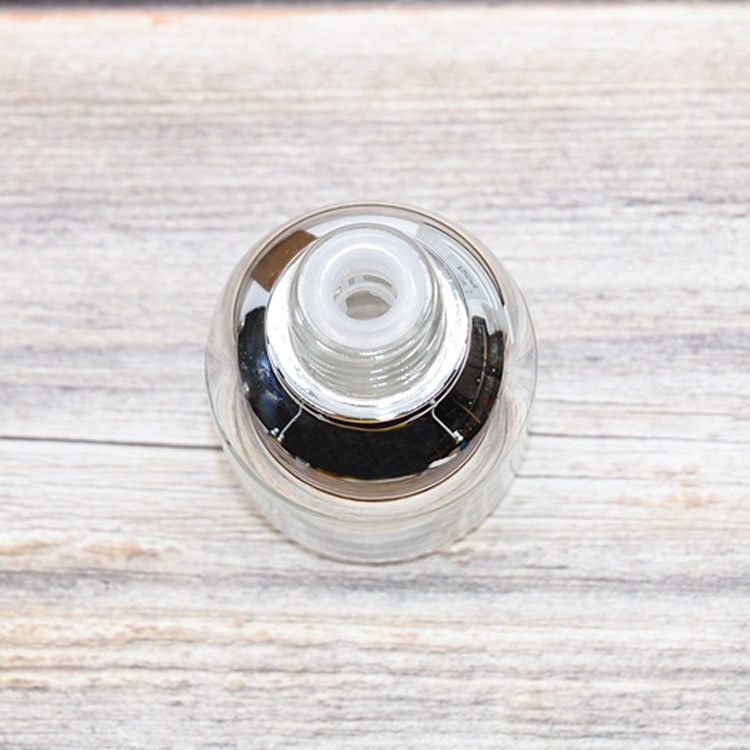 oil dropper bottle and luxury cosmetic packaging 30ml frosted clear glass dropper bottle